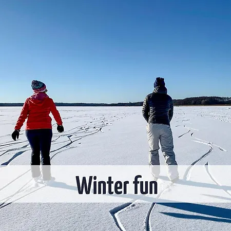 Ferienhaus Wiesengeflüster S1 - Mit Sauna, Kamin Und Workation An Der Müritz *